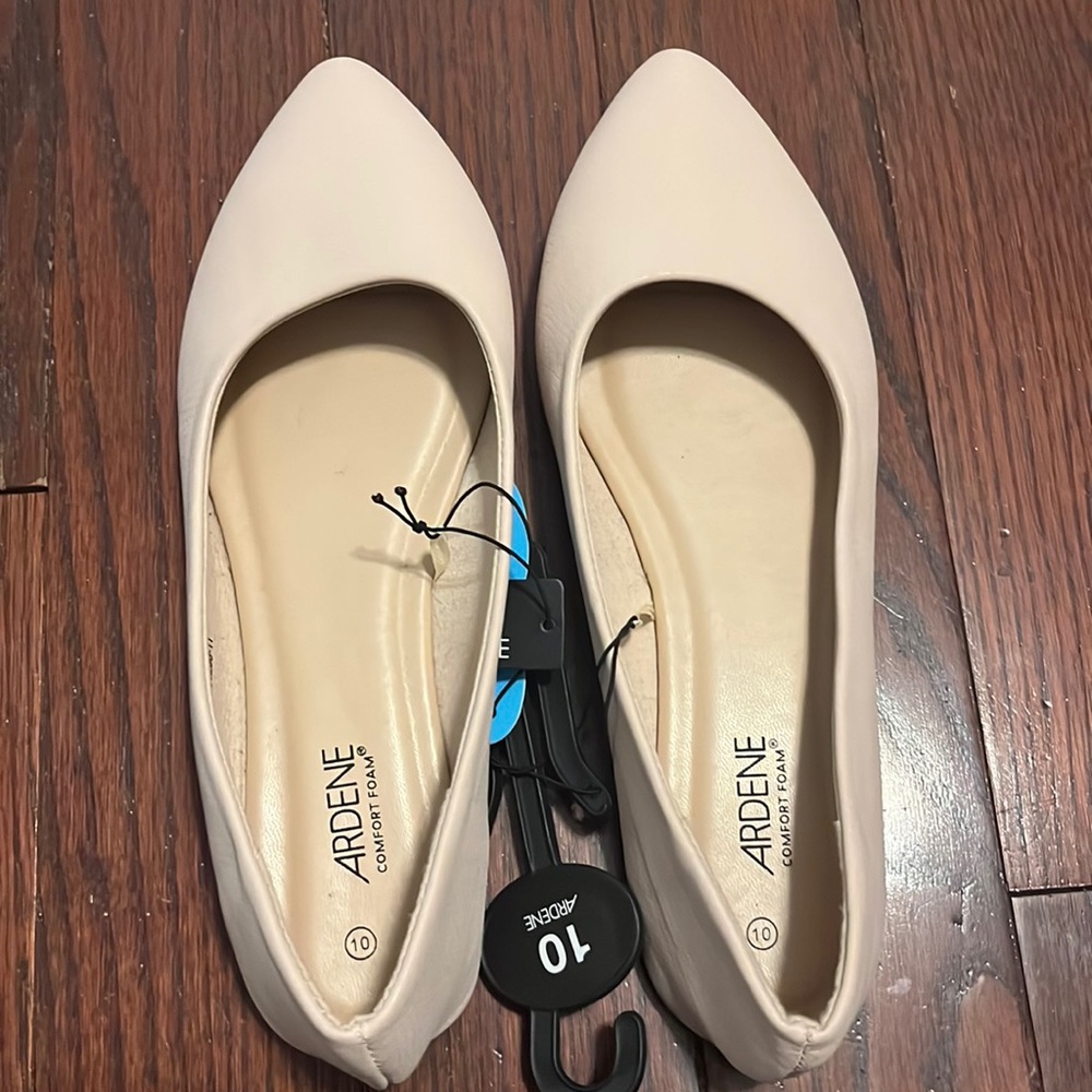 ✨2 for $10✨Ardene blush pink/nude flats(BRAND NEW)